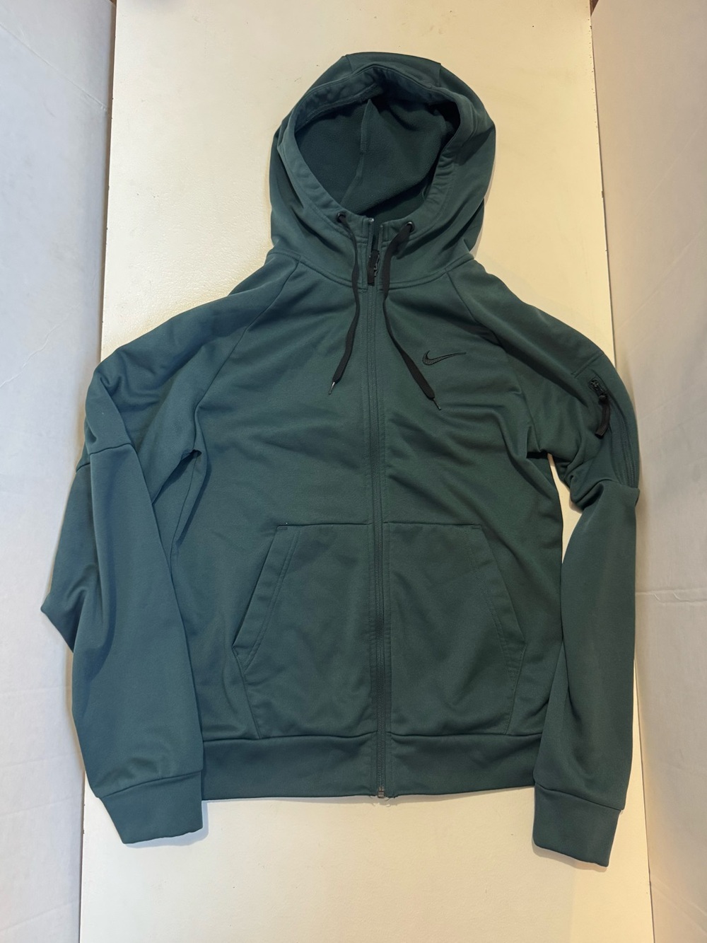Nike Therma Fit Full Zip Hoodie Dark Teal sz small men’s